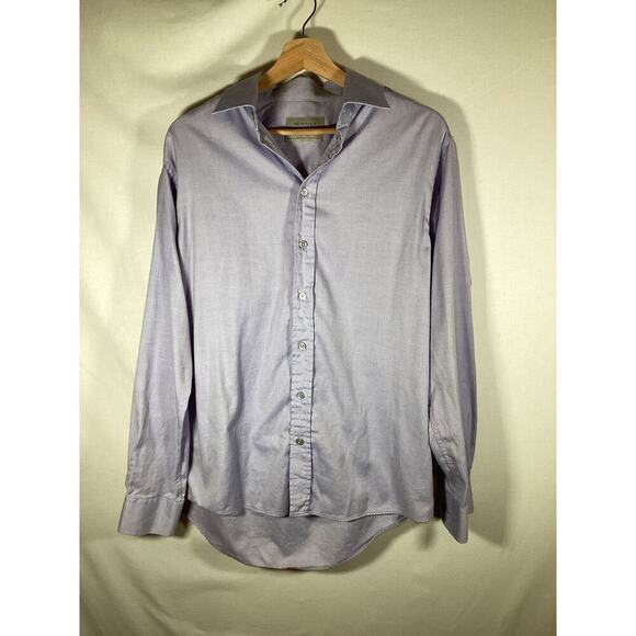SAND Egyptian Cotton Soft Blue Dress Shirt Size 39 Casual Business Retail $159 - Picture 1 of 6